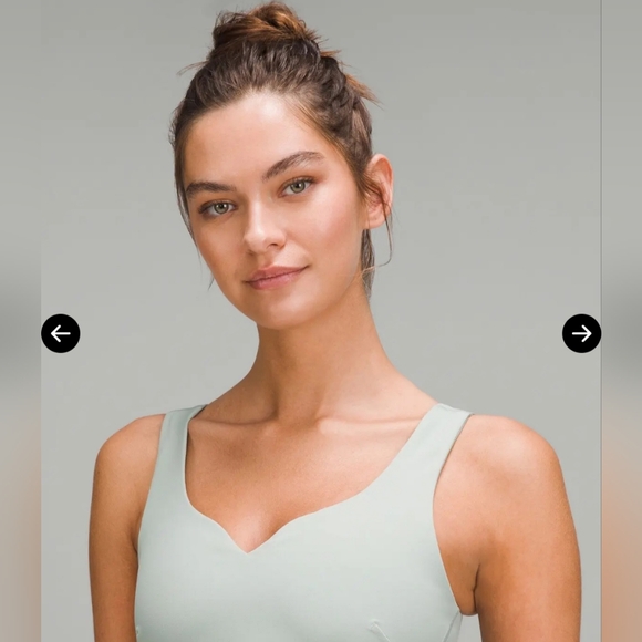 Lululemon Wunder Train Sweetheart Tank Top Jade Gray Size 10 - Picture 3 of 7